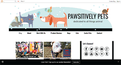 Desktop Screenshot of mypawsitivelypets.com